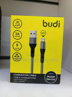Budi 2m iPhone Usb Cable - Fast Charging
