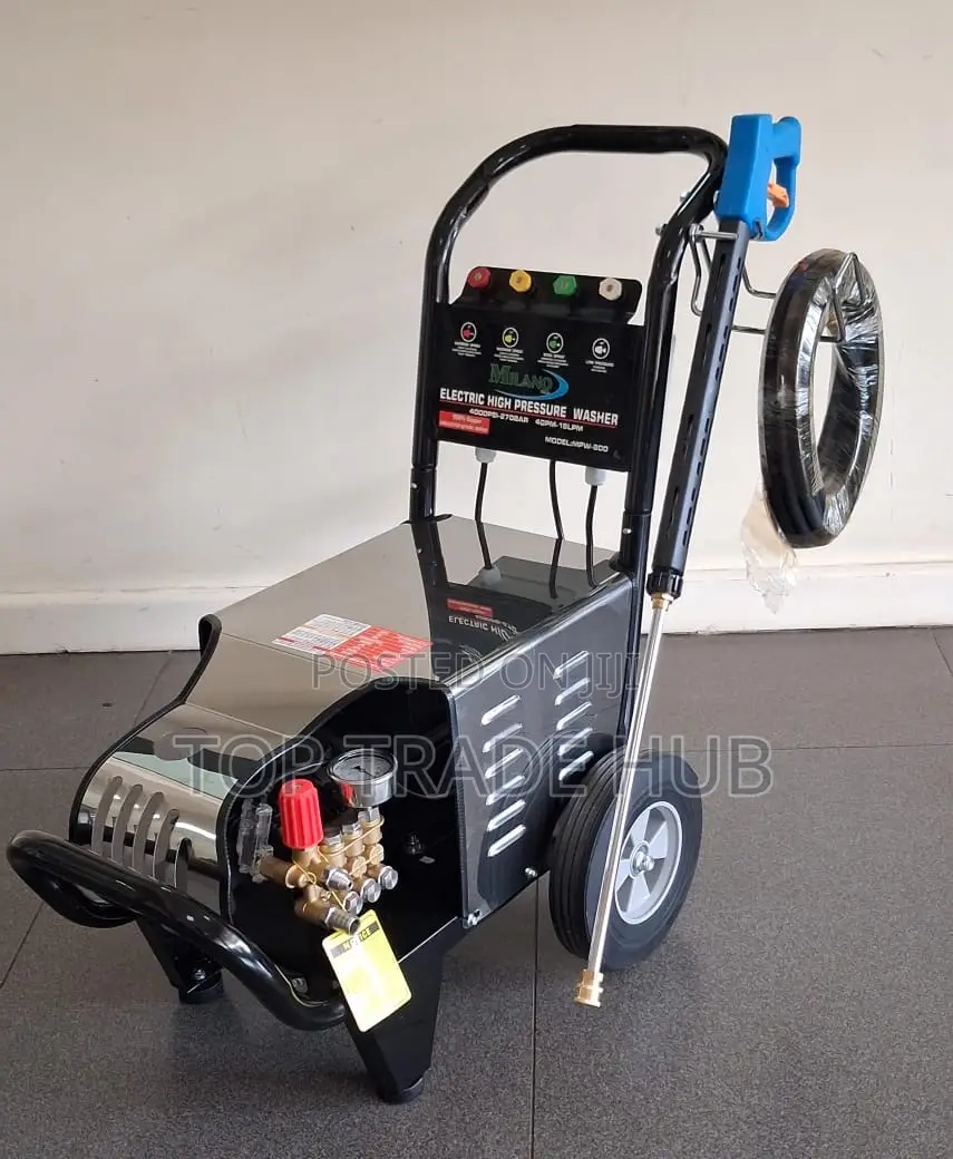 Mpw900 Milano Italia Electric Pressure Washer 4000psi 5hp Motor