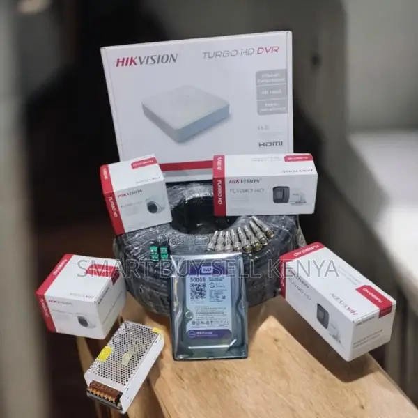 Hikvision 4 Turbo 1080p CCTV Camera System for Home Security