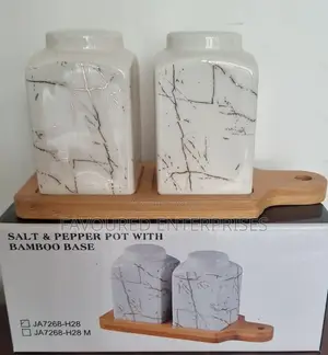 Salt and Pepper With Bamboo