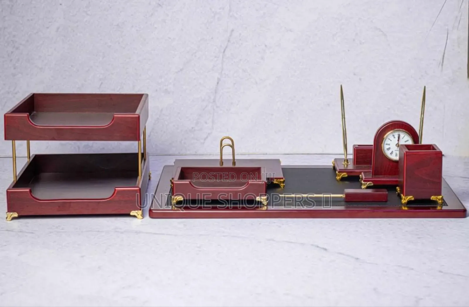 Eco Friendly Executive Desk Organizer With File and Document Holders