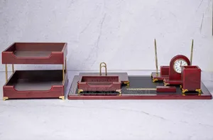Eco Friendly Executive Desk Organizer With File and Document Holders