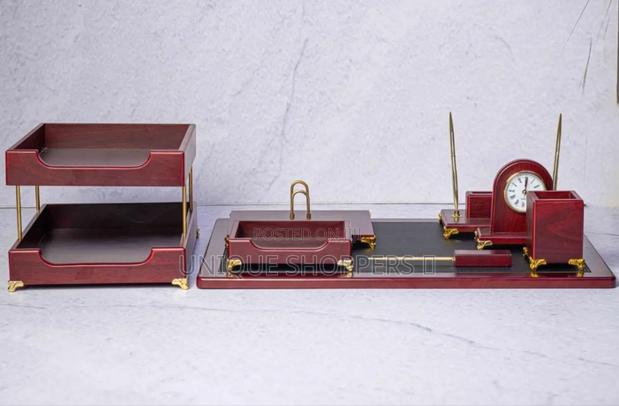 Eco Friendly Executive Desk Organizer With File and Document Holders - thumbnail 3