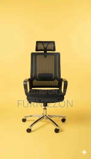 Comfortable Height-Adjustable Mesh Chair