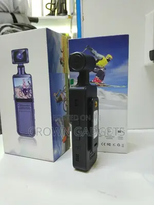  Handheld Action Camera With 180° Rotating Lens Wifi