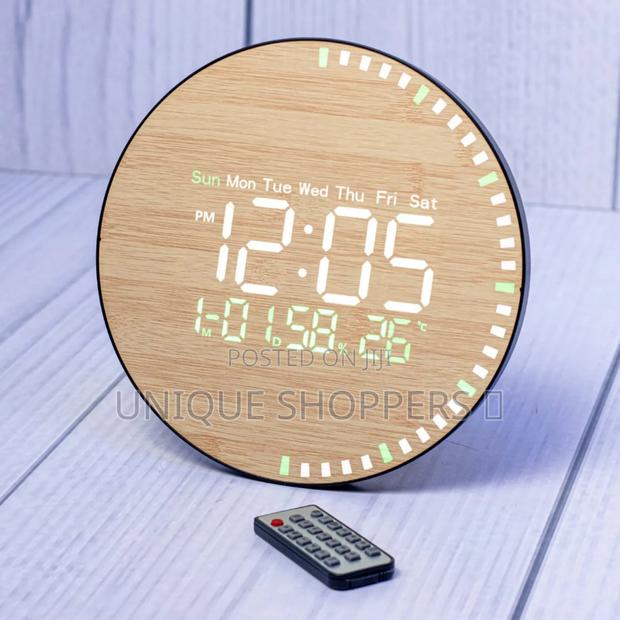 Wooden Smart Led Digital Clock*