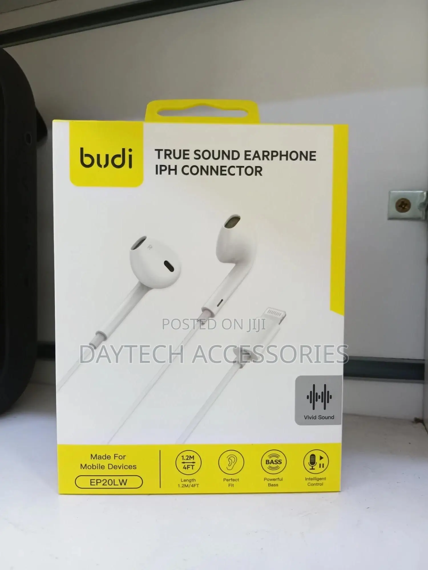 Budi Ep20l Earpods With Lighting Connector Earphones for iPhone