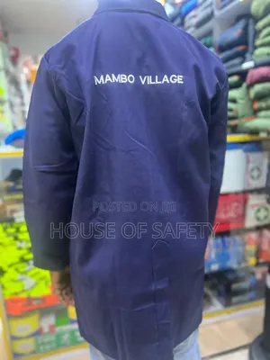 Straigt Cut Navy Blue Coat