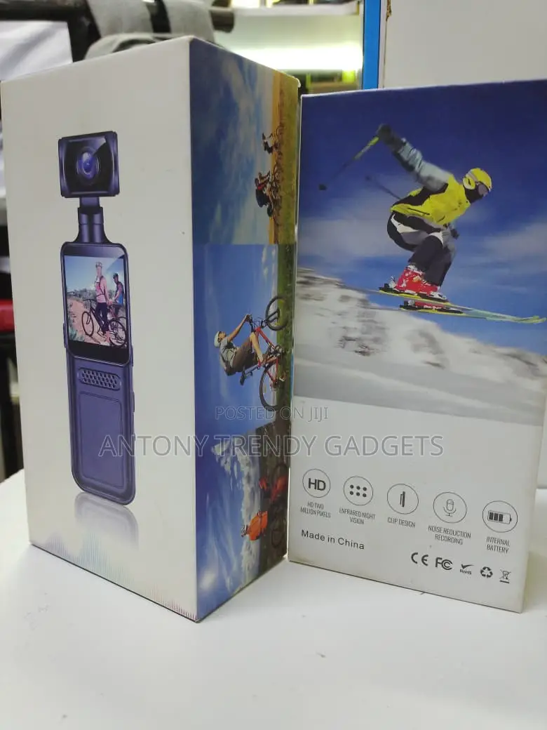 Mini 4k Action Body Camera For Vlogging & Security