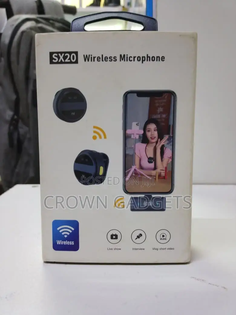 Sx20 Dual Wireless Lavalier Microphone Usb-C Plug Play