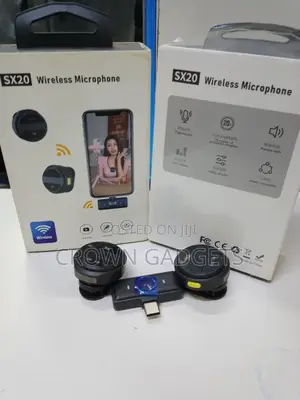 Sx20 Wireless Clip-on Microphone 2tx 1rx Noise Cancel