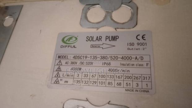 4000 Watts -4hp Difful Submersible Solar Water Pump -4dsc19-135 - thumbnail 2