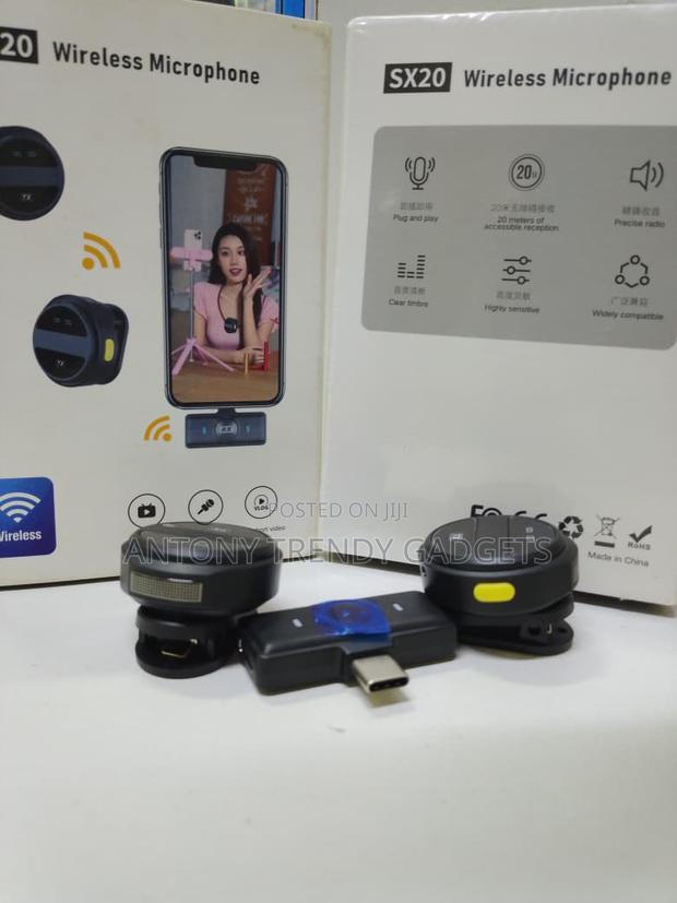 Sx20 Wireless Mic For Vlogging/Interviews (Noise Red.) - thumbnail 3