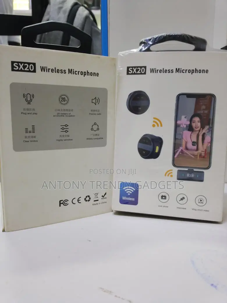 Sx20 2.4g Wireless Lavalier Microphone (Phone/Camera)