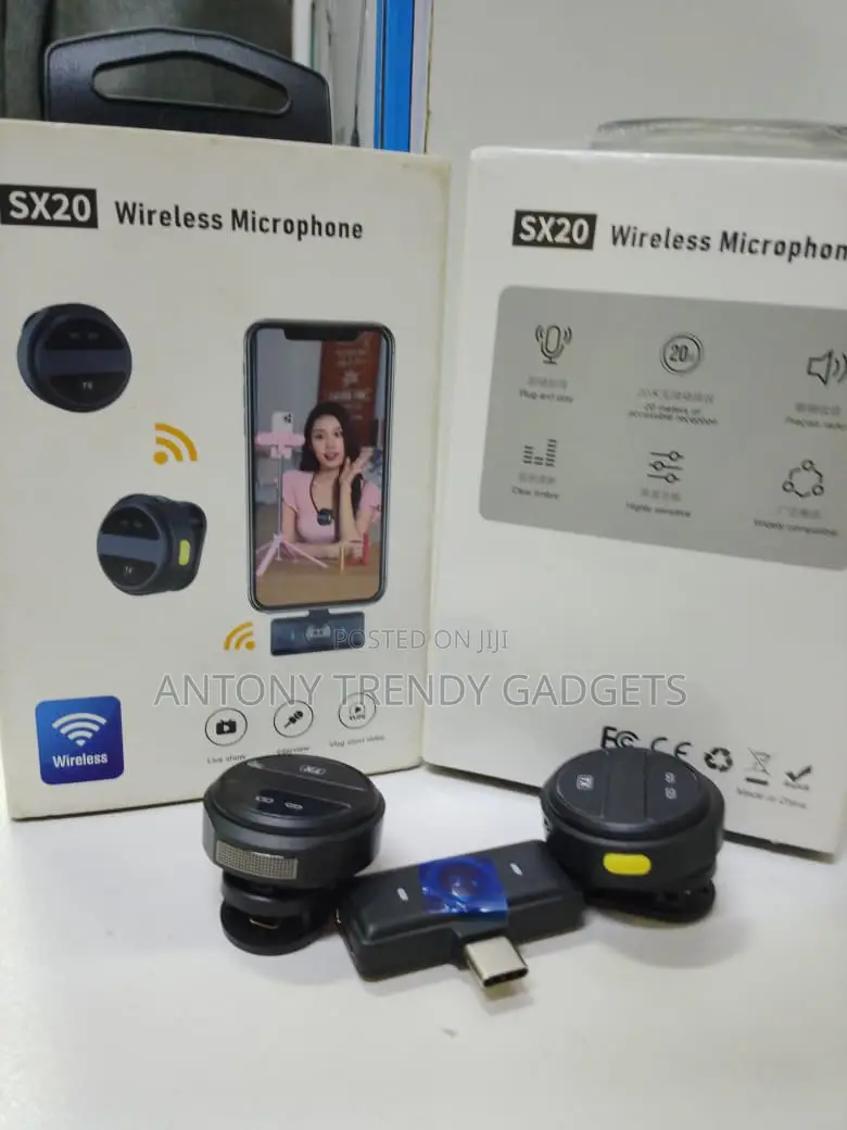 Sx20 2.4g Wireless Lavalier Microphone (Phone/Camera)