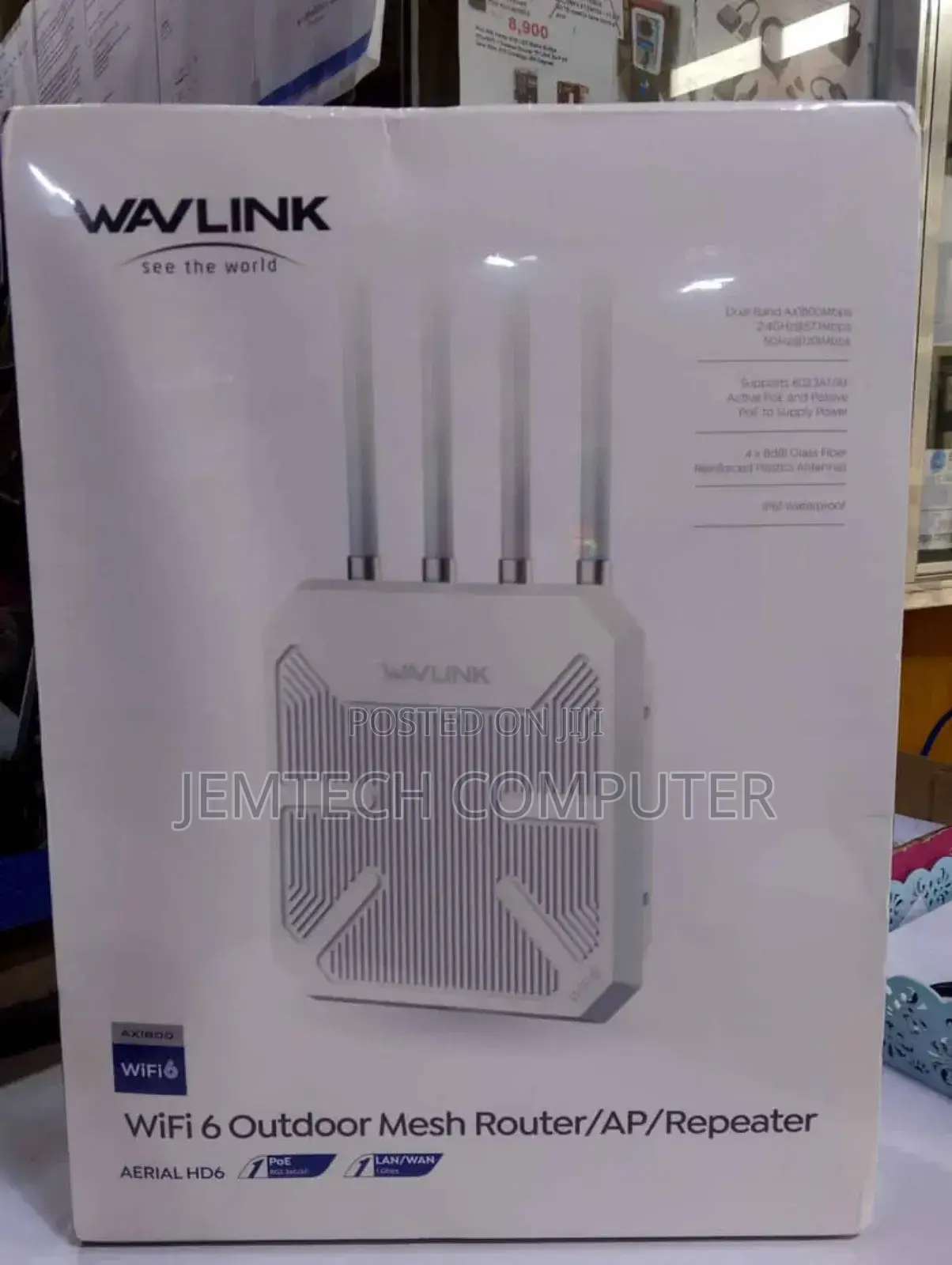 Wavlink Ax3000 Wifi 6 Mesh Router/Access Point /Repeater Aerial Hd6