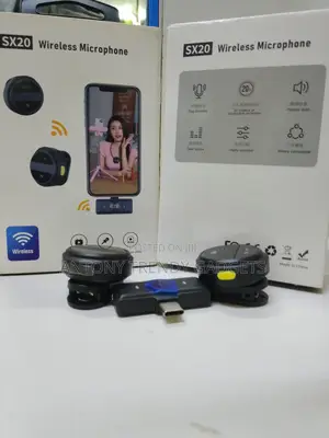 Sx20 Wireless Microphone: Plug-and-play, 20m Range