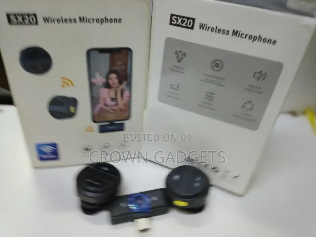 Sx20 Rechargeable Wireless Mic for Live Streaming