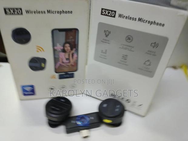 Sx20 Rechargeable Wireless Mic for Live Streaming
