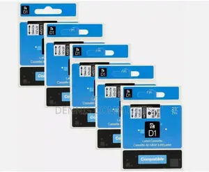 Dymo D1 Series Label - 40913 - Black on White - 9mm X 7m Compatible
