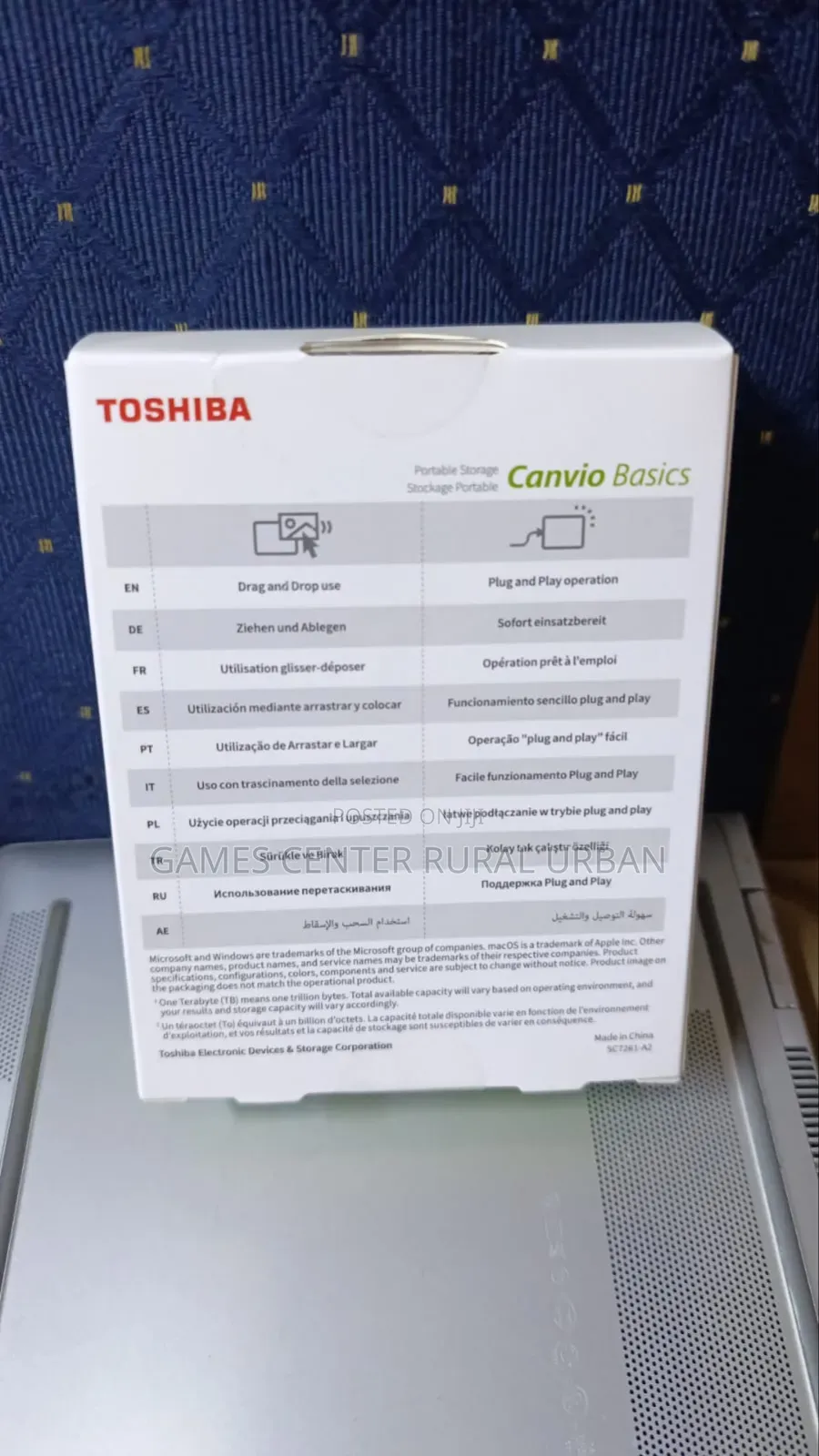 Toshiba 1tb Portable Storage