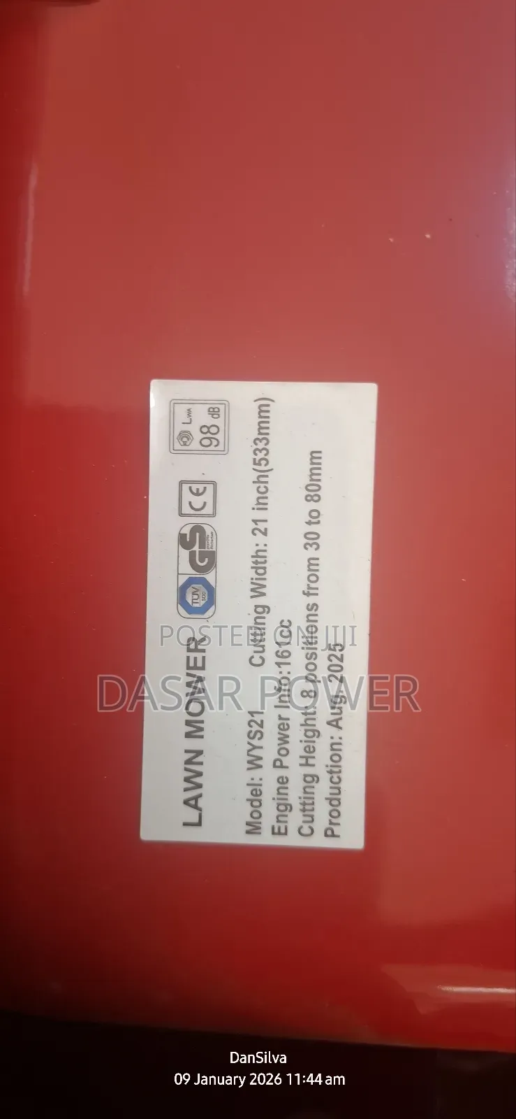 Wys 21 Briggs and Stratton Lawnmower
