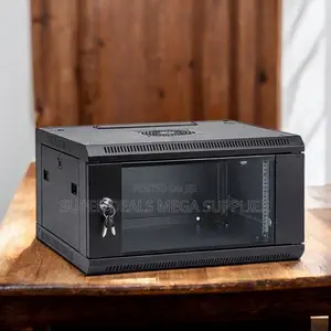 4u Wall Mount Data Cabinet With Removable Covers Vented Side Panels