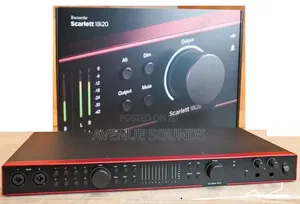 Focusrite Scarlett 18i20 4th Gen Usb Audio Interface.