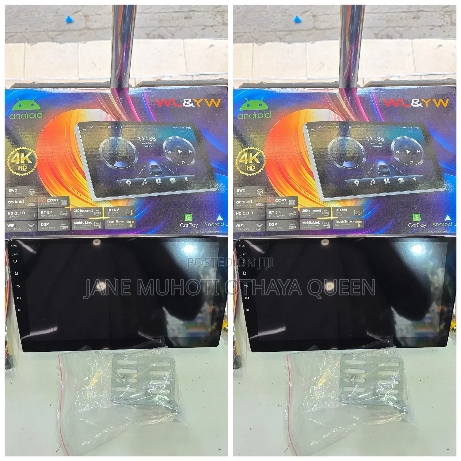 Android 10 Inch (4+64gb) With Fan + Reverse Camera for Free