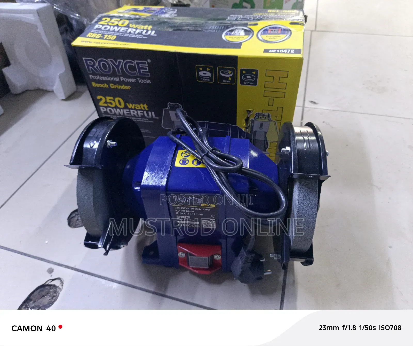 Electric Royce Bench Grinder