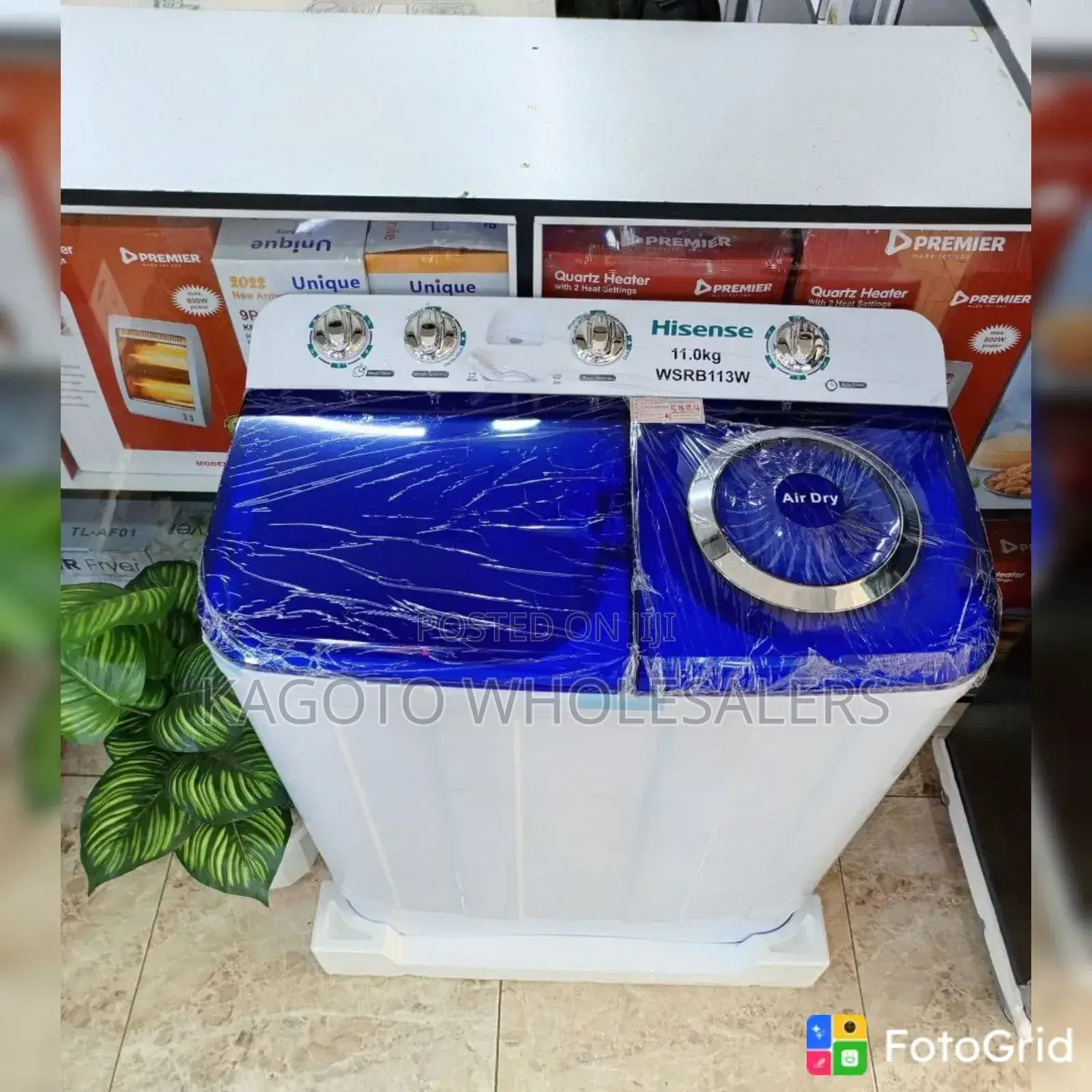 Hisense 11kg Twin Tub Washing Machine