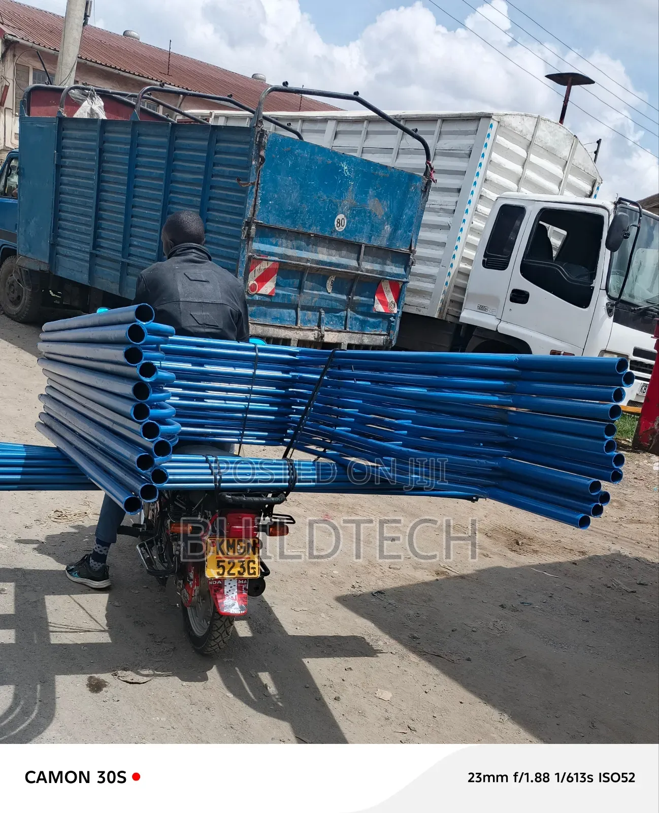 Builder's 2m Height Scaffolding Ladder