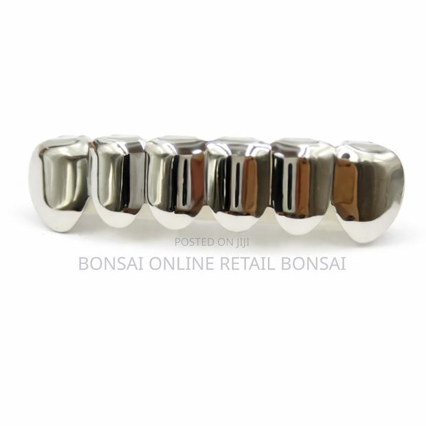 Silver Grillz Lower Teeth Removable Hip Hop Dental Jewelry
