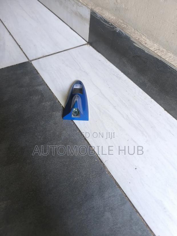 Car Shark Fin Antenna With Led Light Universal Decorative Roof Antenna - main view