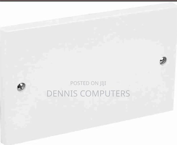 Blank Twin Cover Plate
