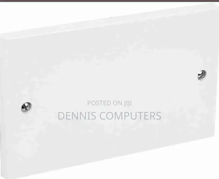 Blank Twin Cover Plate