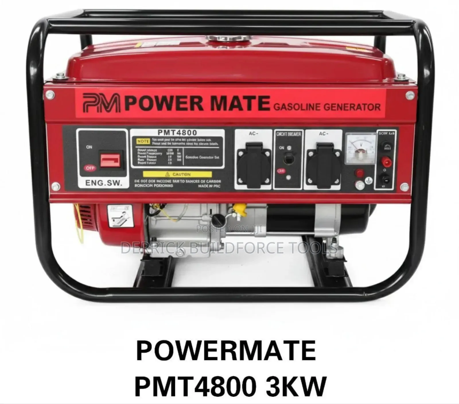 Powermate Pmt4800e 3kw Gasoline Generator