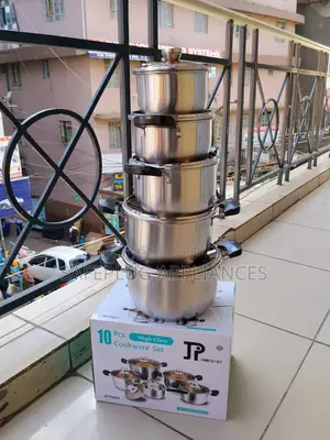 Jp 10pcs Stainless Cookware