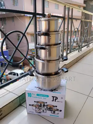 Jp 10pcs Stainless Cookware