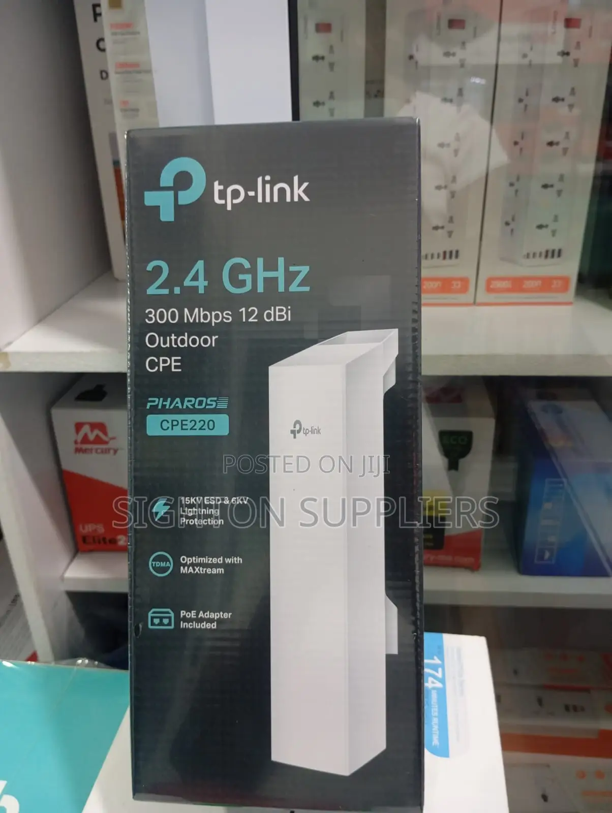 Tp-Link Cpe 2.4 GHZ 300mbps 12dbi Outdoor Cpe – Tl-Cpe220