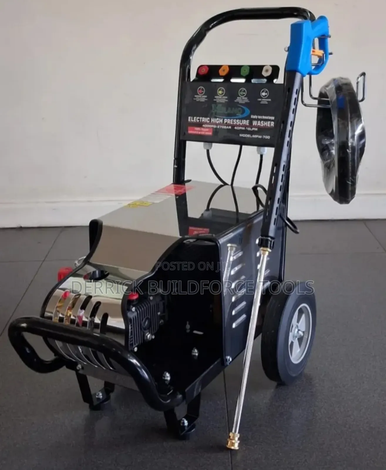 Milano Italia Electric Pressure Washer 4000psi 3hp Motor