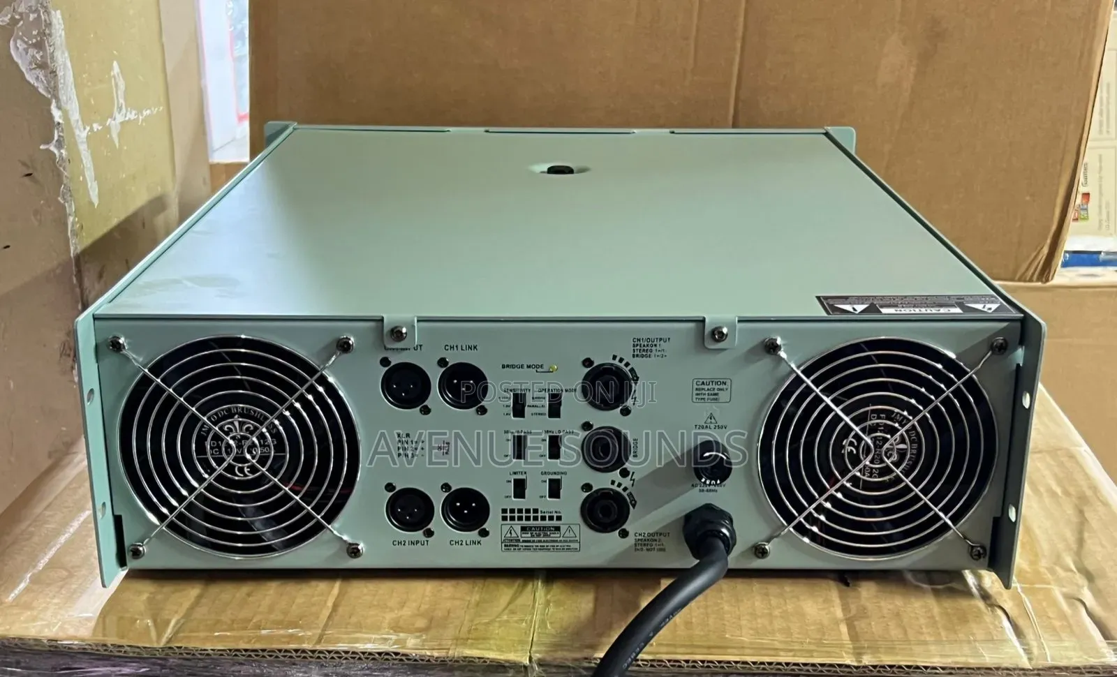 Morgan Sound 39.9  Class H Professional Power Amplifier.
