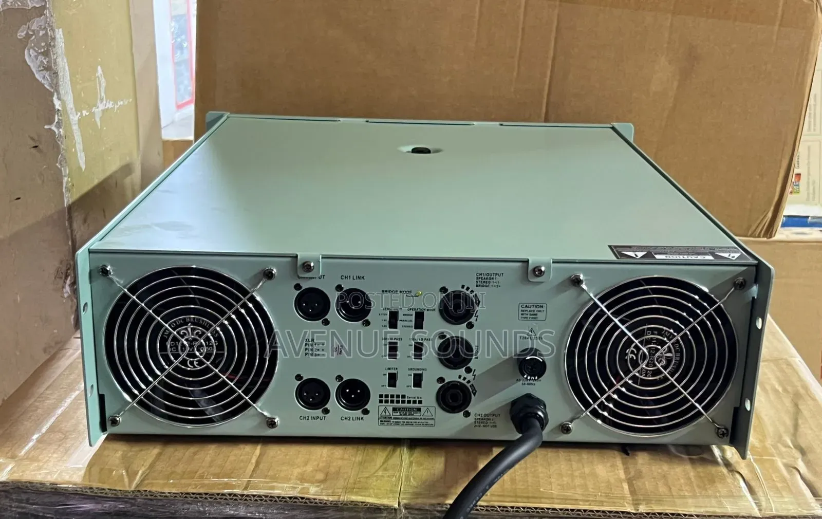 Morgan Sound 39.9  Class H Professional Power Amplifier.