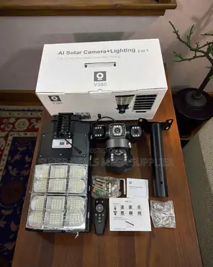 Energy Saving 12mp 4g Solar CCTV Camera With Solar Street Light