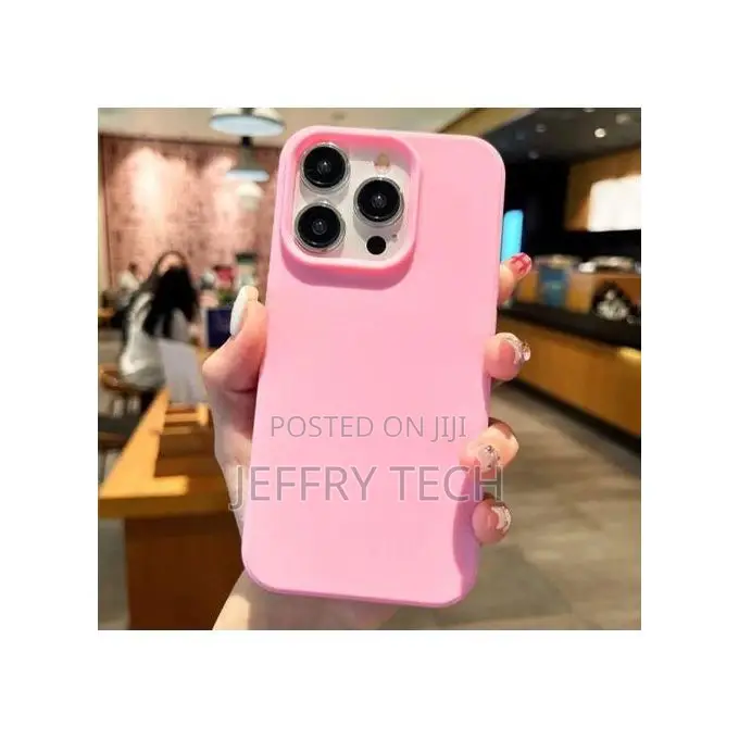Kwioker iPhone 12 Pro Max Original Pink Silicone Phone Case