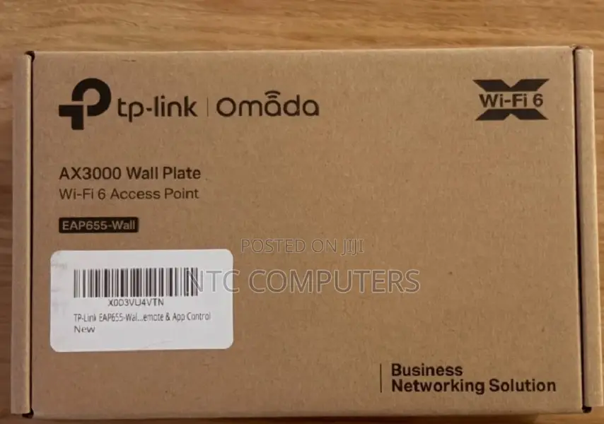 Tp-Link Eap655-Wall Ax3000 Wifi 6 Wall-Plate Access Point Gigabit