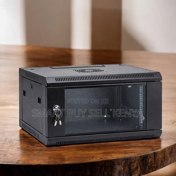 4u Wall Mount Data Cabinet Lockable Steel Frame With Easy Cable Entry - main view