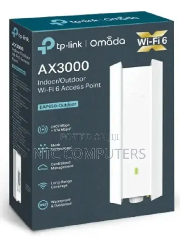 Tp-Link Eap650-Outdoor Ax3000 Wifi 6 Access Point