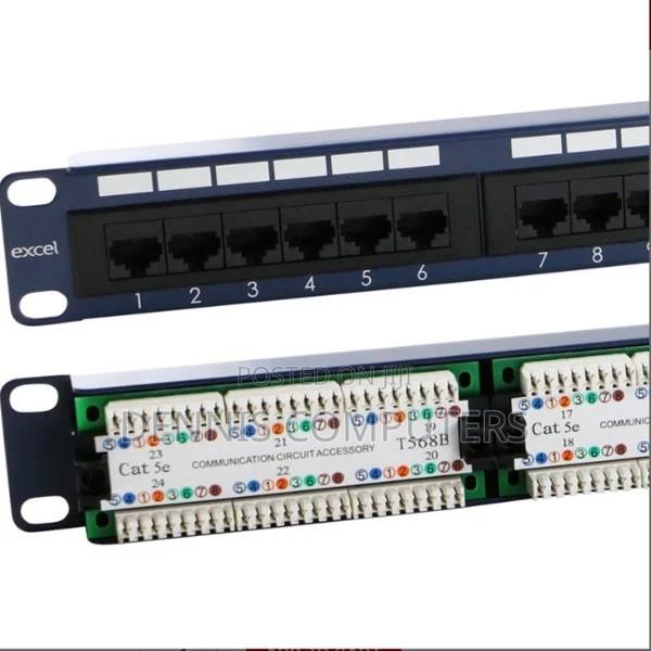 Apkr Cat 6 24 Ports Patch Panel Loaded