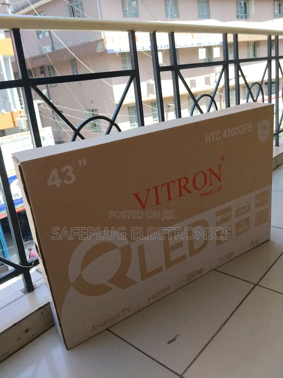Vitron 43" Qled Android Tv - Frameless Design | Bluetooth | Smart